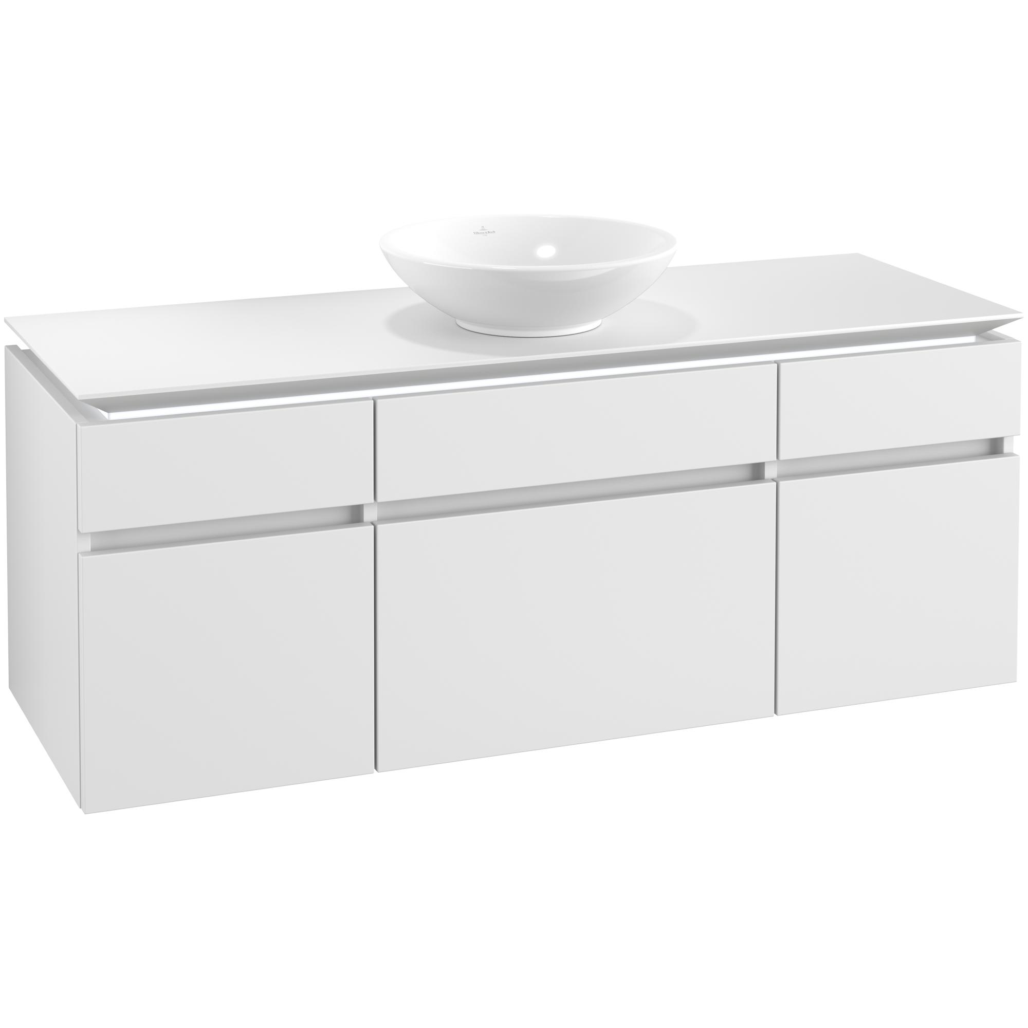 Tvättställsskåp Villeroy & Boch Legato med 5 Lådor för Ytmonterat Tvättställ från Övriga V&B Serier