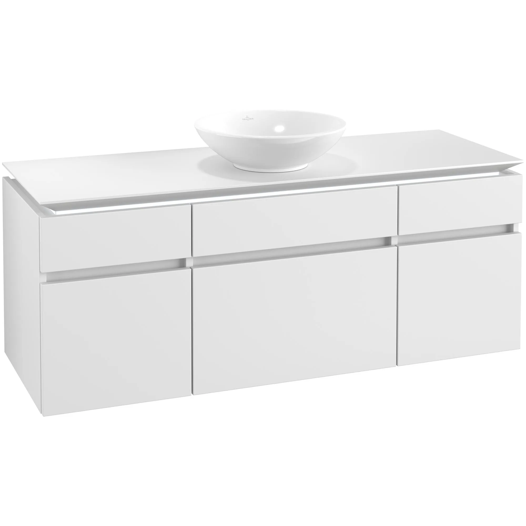 Tvättställsskåp Villeroy & Boch Legato med 5 Lådor för Ytmonterat Tvättställ från Övriga V&B Serier