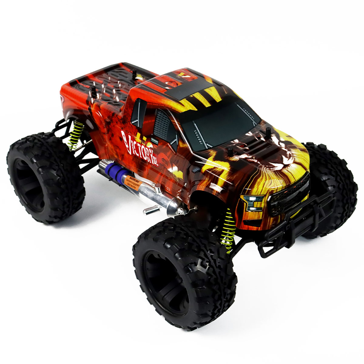 Radiostyrd Bil React New Tiger Nitro 4WD