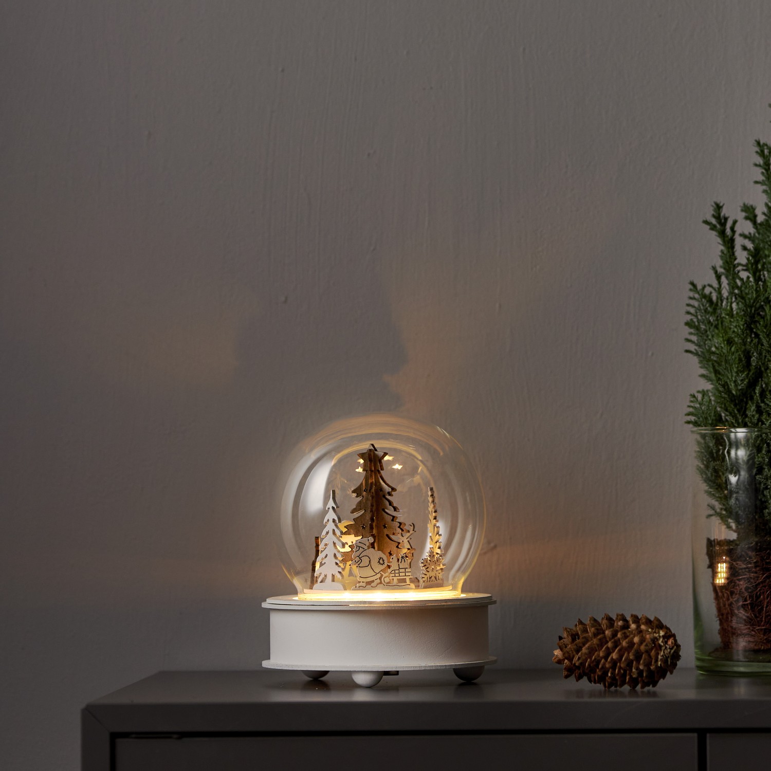 Juldekoration Star Trading Grauberg Speldosa