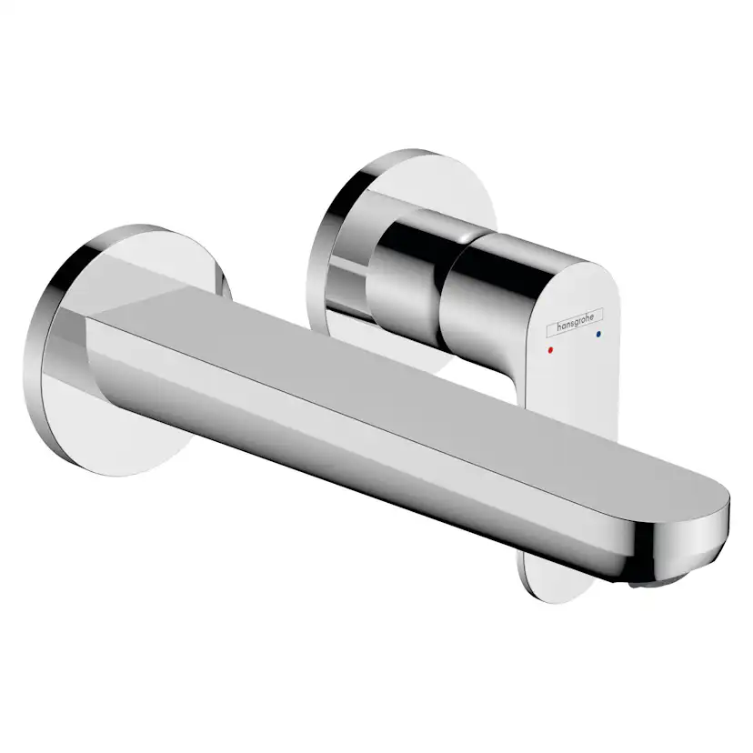 Tvättställsblandare Hansgrohe Rebris S 1-grepps för Inbyggnad i Vägg med 20 cm Pip