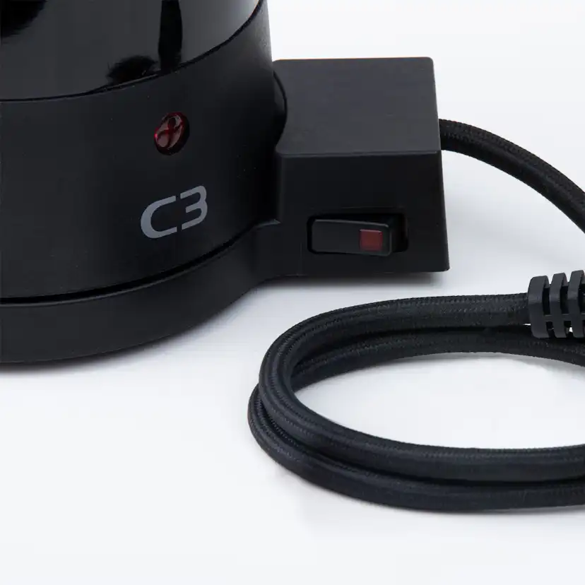Perkolator Champion C3 Design Svart Stål 10kp