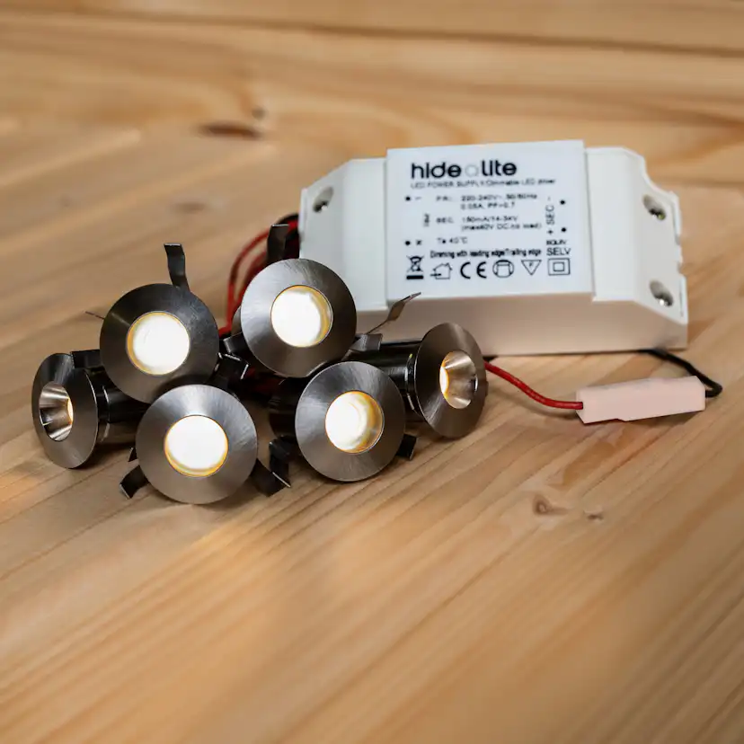 Minidownlight Hide-a-lite Heatspot G2 Kit BS 6-pack