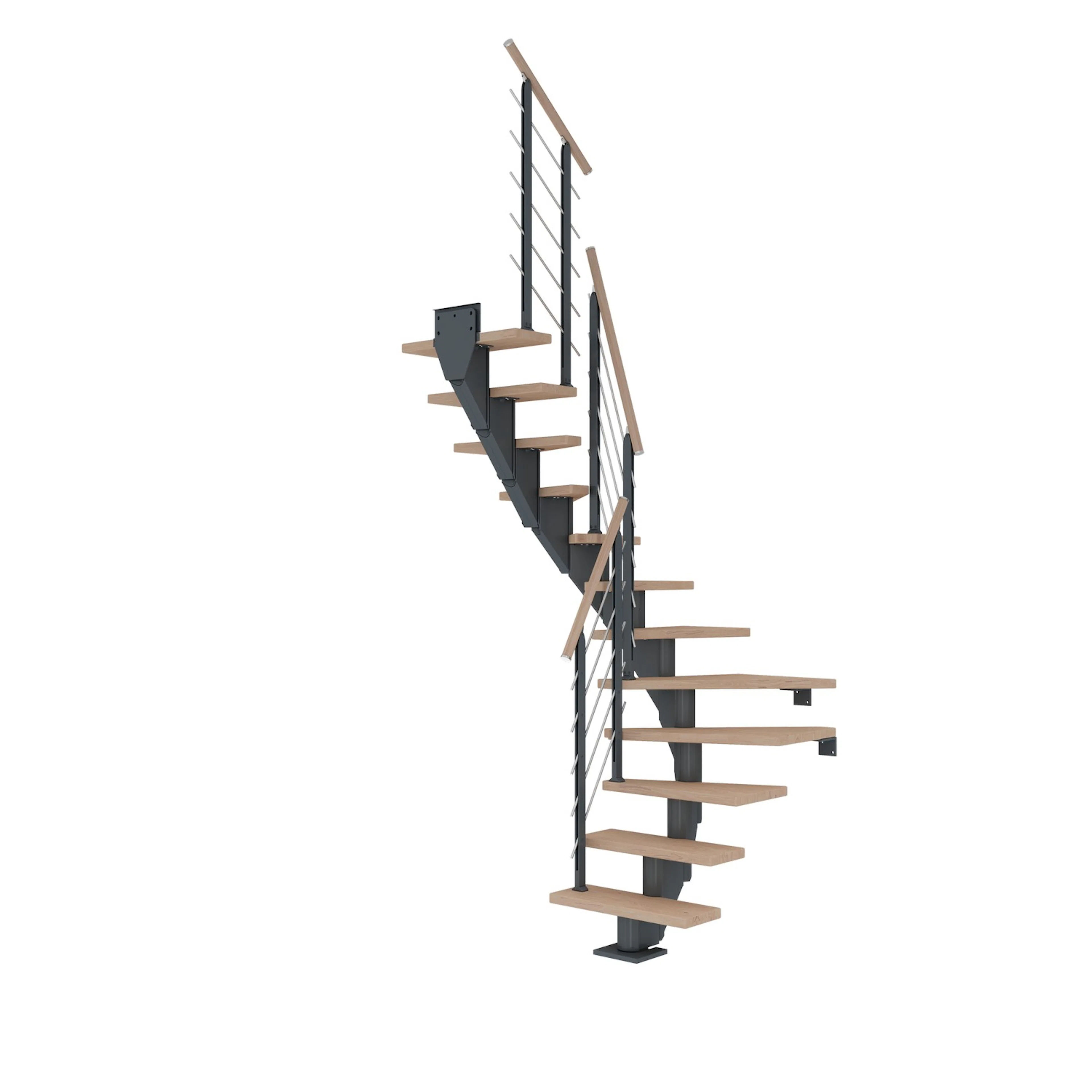 FRANKFURT ek v-oljad 1/2 antracit DESIGN 12T 65W Antracit, LxB: 1420x690 mm