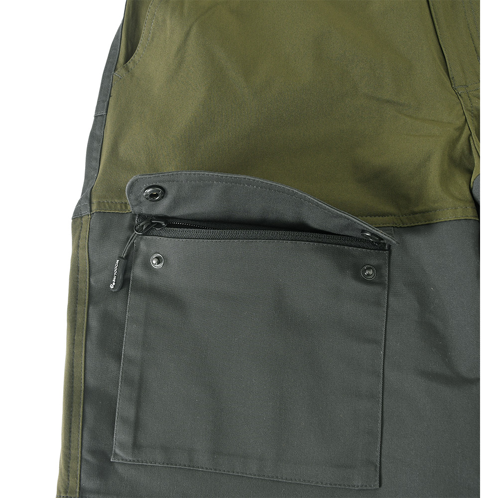 Woodline Shorts Boksund Grön/Grå 2X Storlek: XXL