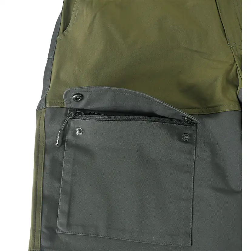 Woodline Shorts Boksund Grön/Grå 2X Storlek: XXL