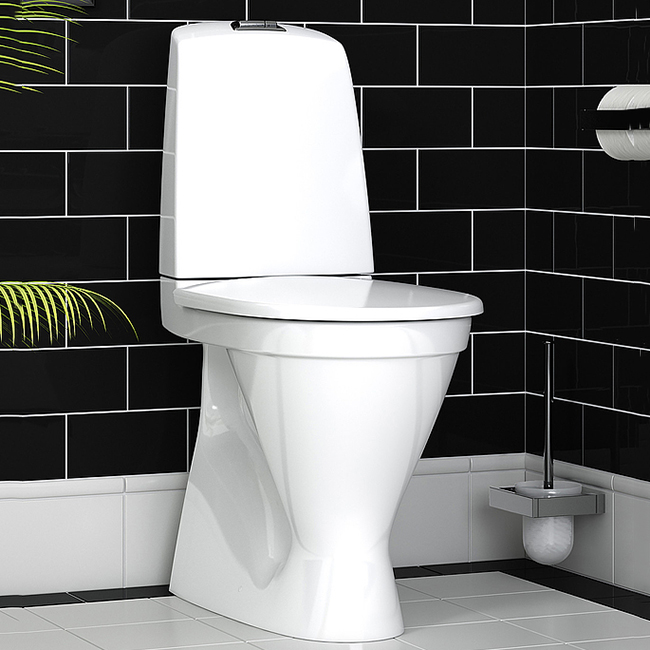 Toalettstol Gustavsberg Nautic 1546 Hygienic Flush Hög Modell