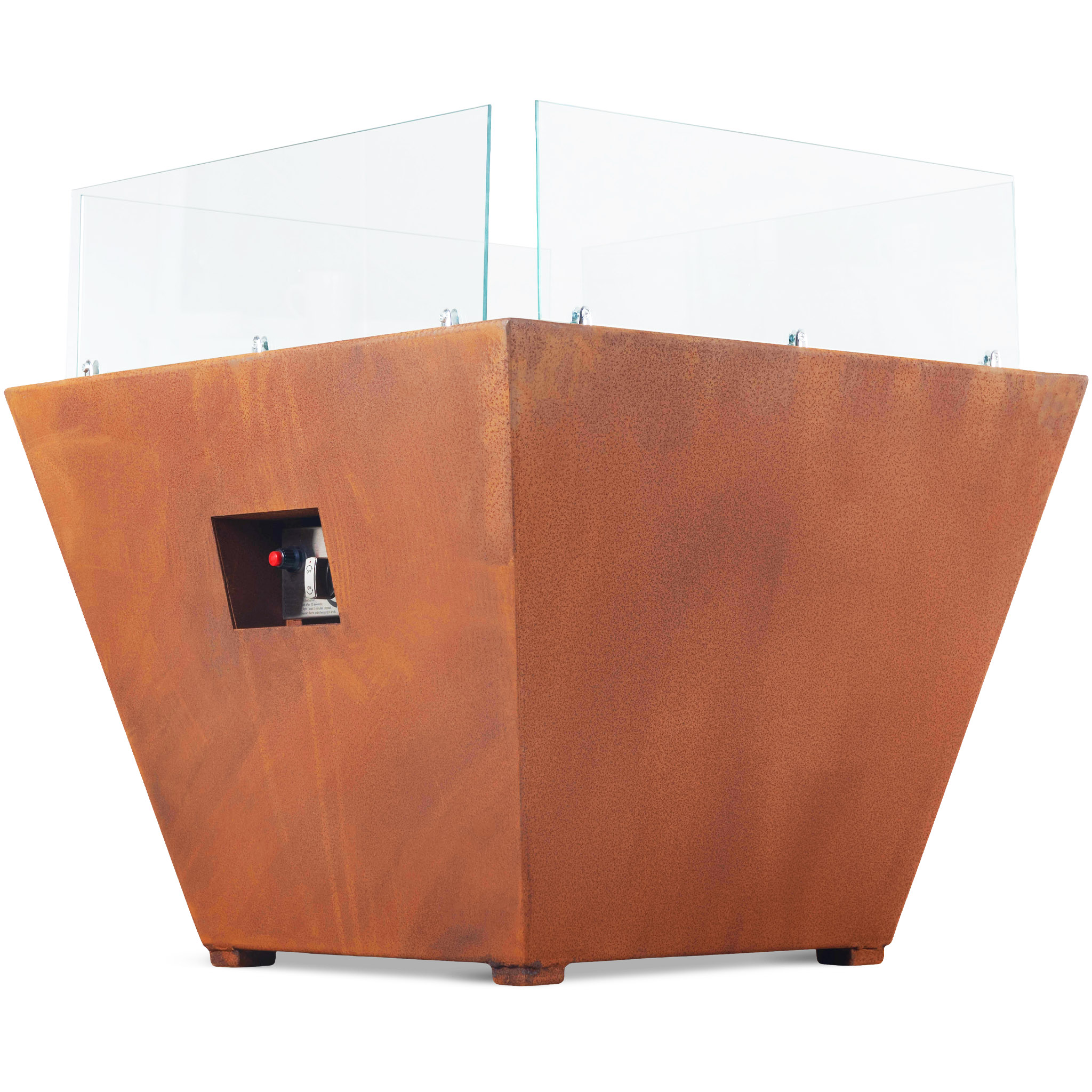 Eldstad Lyfco Cortenstål Gasoldriven Husum