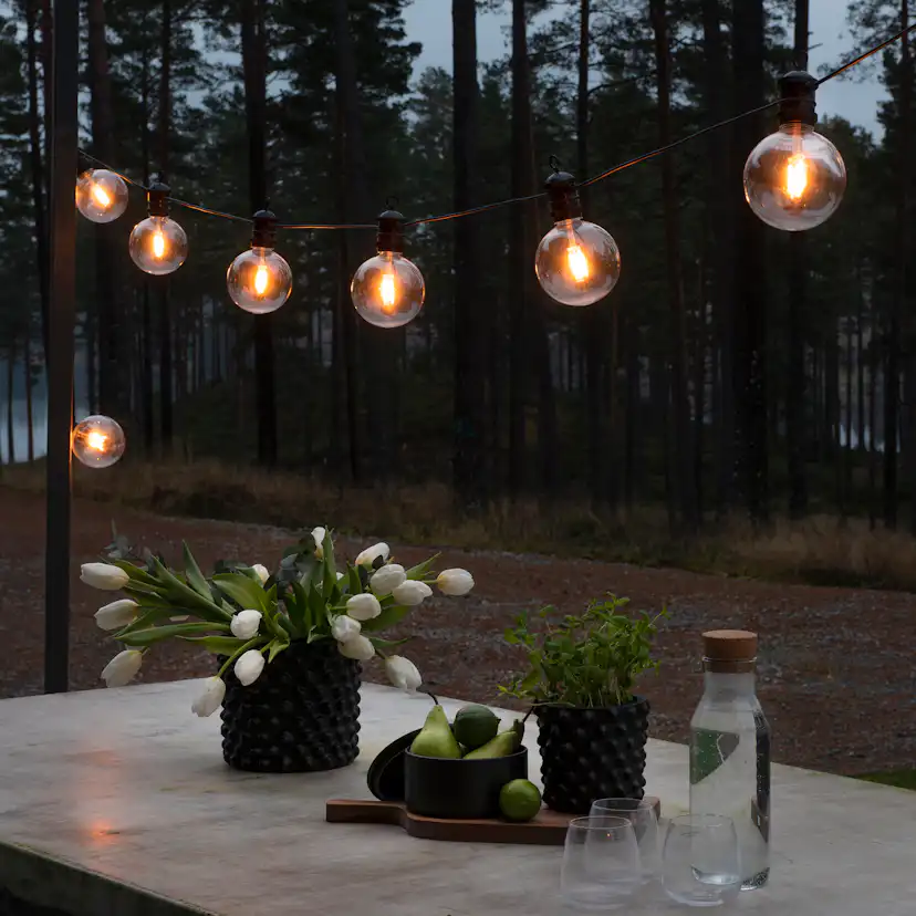 Ljusslinga Gnosjö Konstsmide E27 10L LED Utbytbar