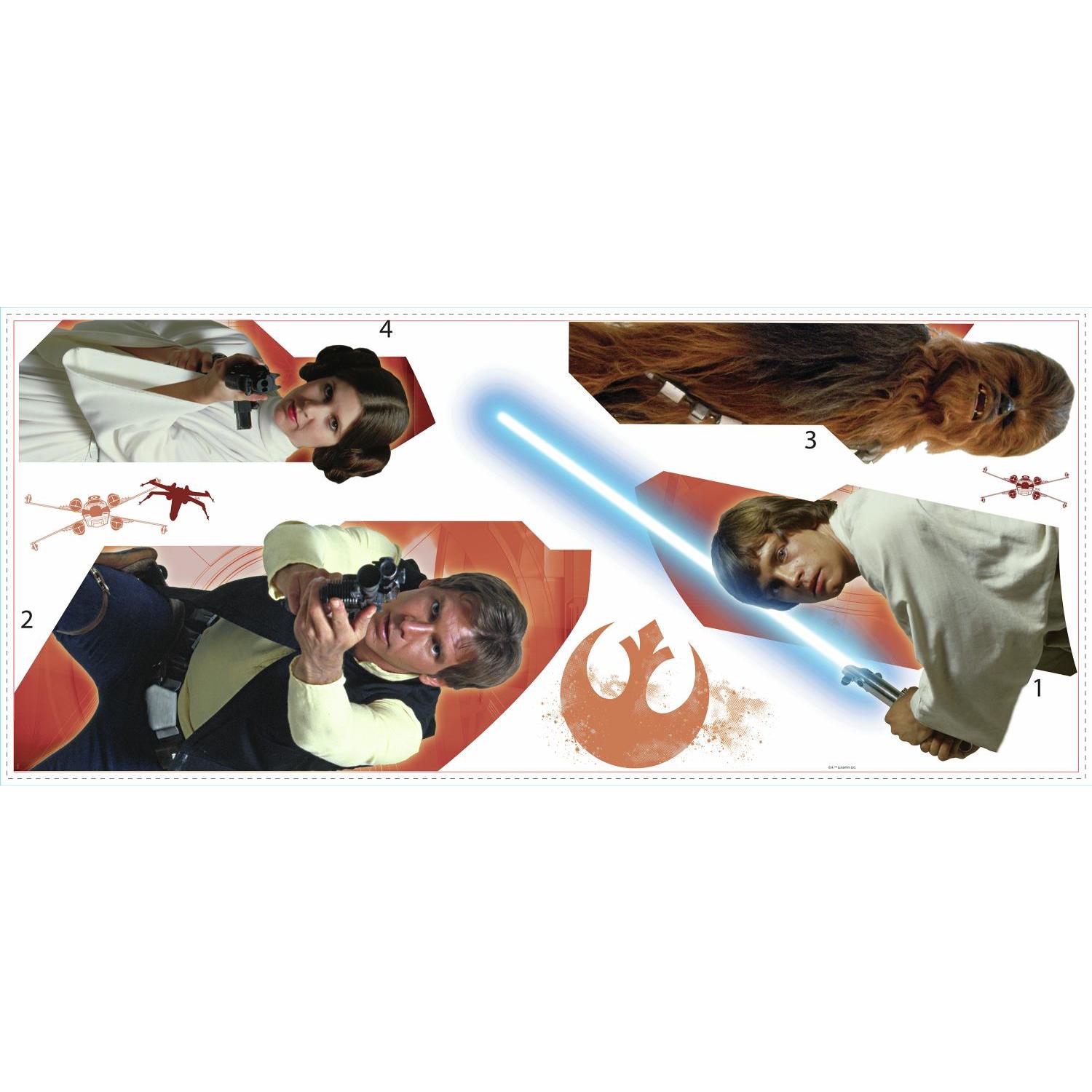 Väggdekor RoomMates Kids Star Wars Classic