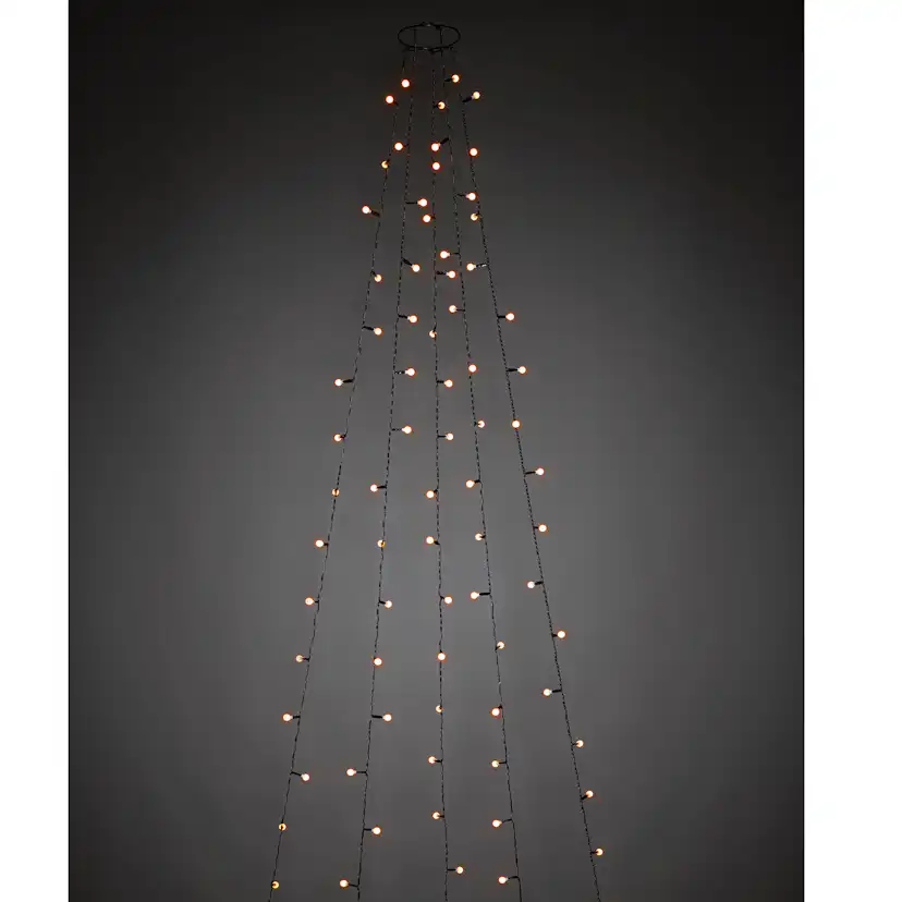 Julgransslinga Gnosjö Konstsmide Cherry LED Amber
