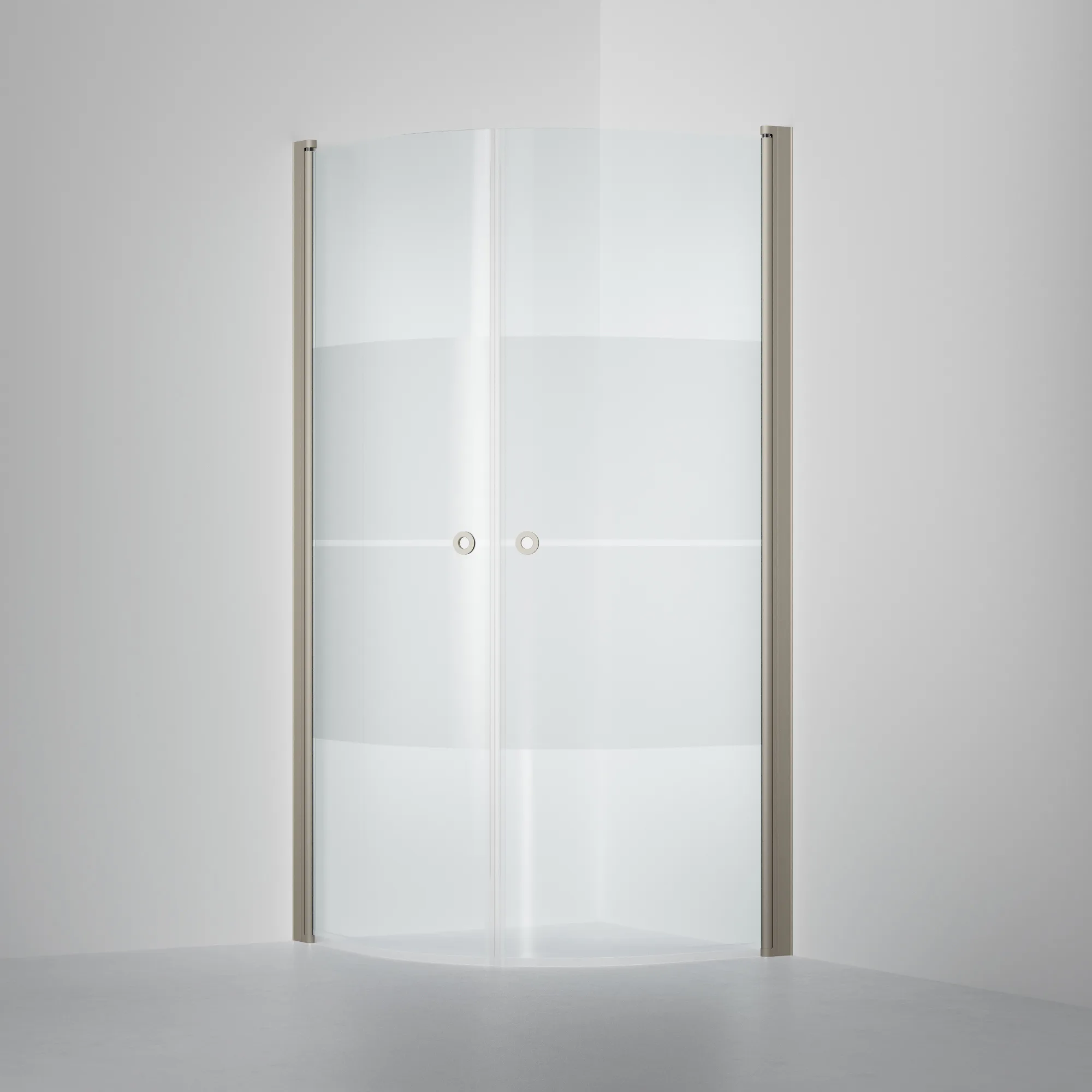 Duschvägg Linc Niagara 700x800 mm, Strimma, Stone