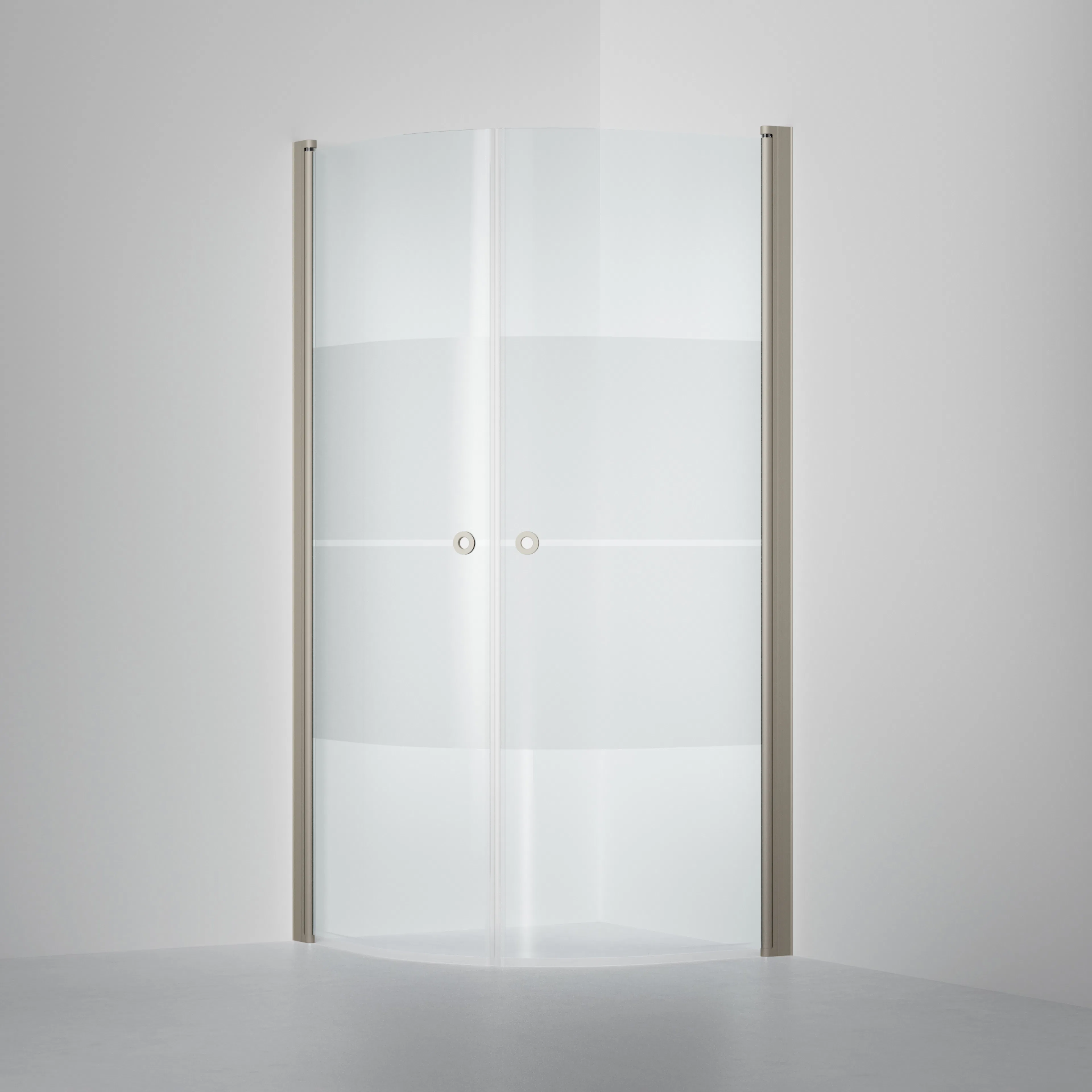 Duschvägg Linc Niagara 700x800 mm, Strimma, Stone