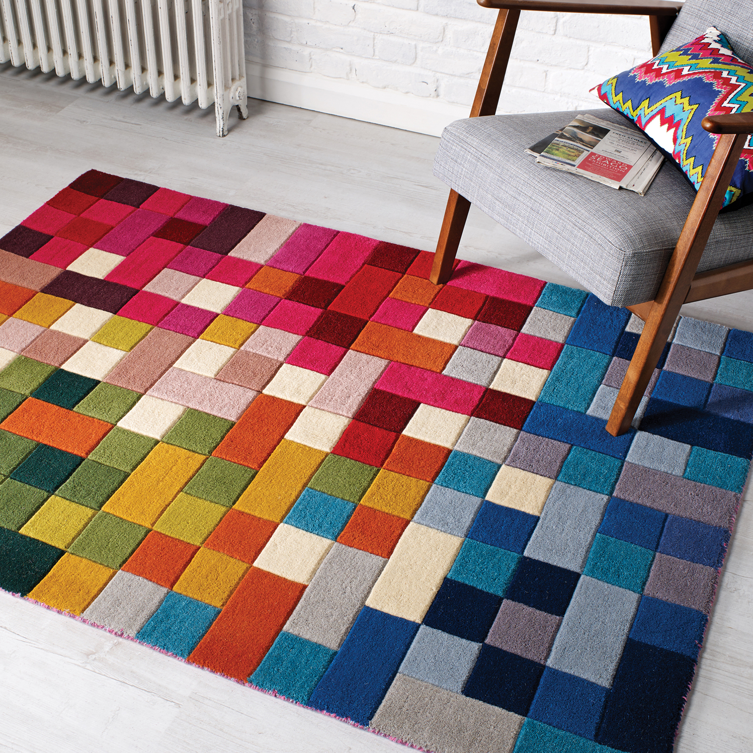 Luggmatta Flair Rugs Lucea Flerfärgad Ull
