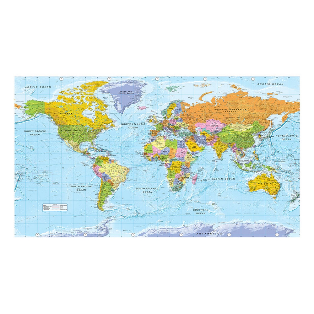 Fototapet Arkiio Självhäftande Orbis Terrarum II 490x280