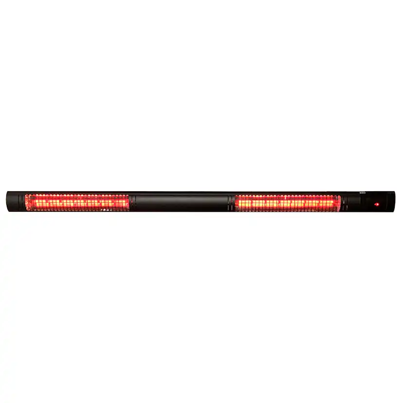 Gasolvärmare HEAT1 3000W Svart Dubbel Terrassvärmare för Uterum & Utomhusmiljö