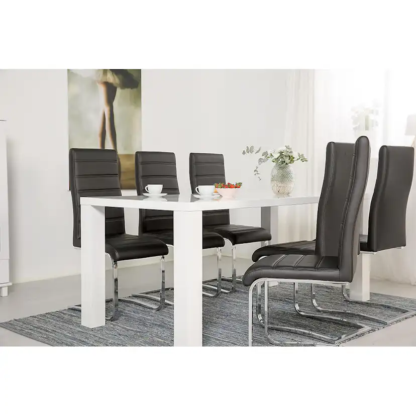 Matgrupp In Living Cibus med 6 Stol In Livingar