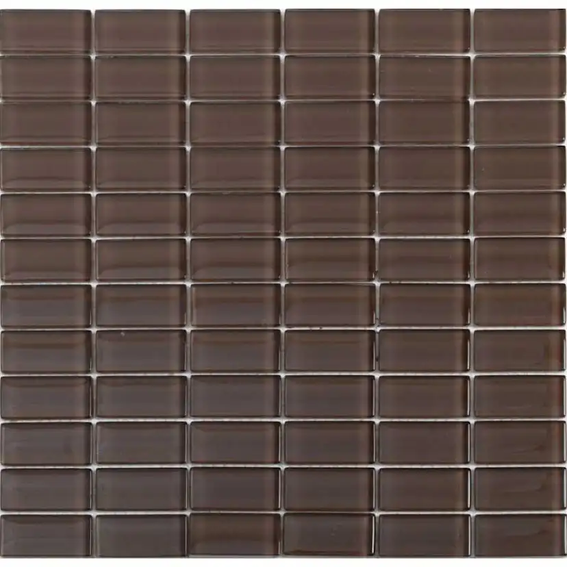 Kristallmosaik Arredo Blank Brun 2,3x4,8 cm