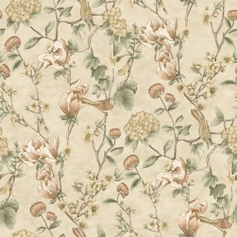 Tapet Holden The Lost Gardens Nightingale Cream 91620