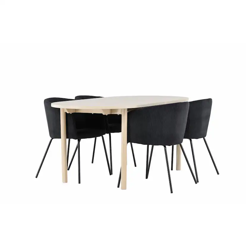 Matgrupp Venture Home Andy 180 med 4 st Berit Stolar