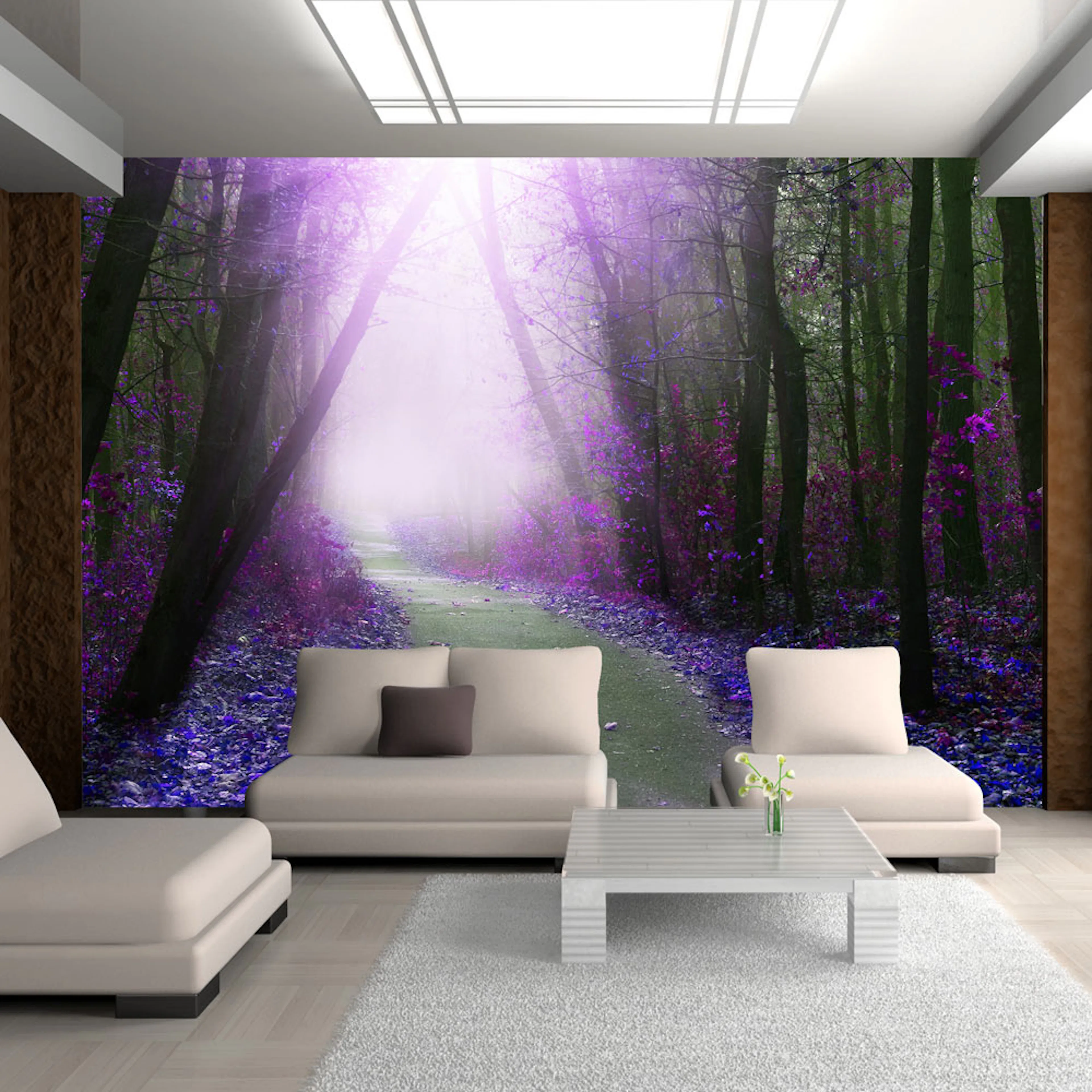 Fototapet Arkiio Självhäftande Purple Path