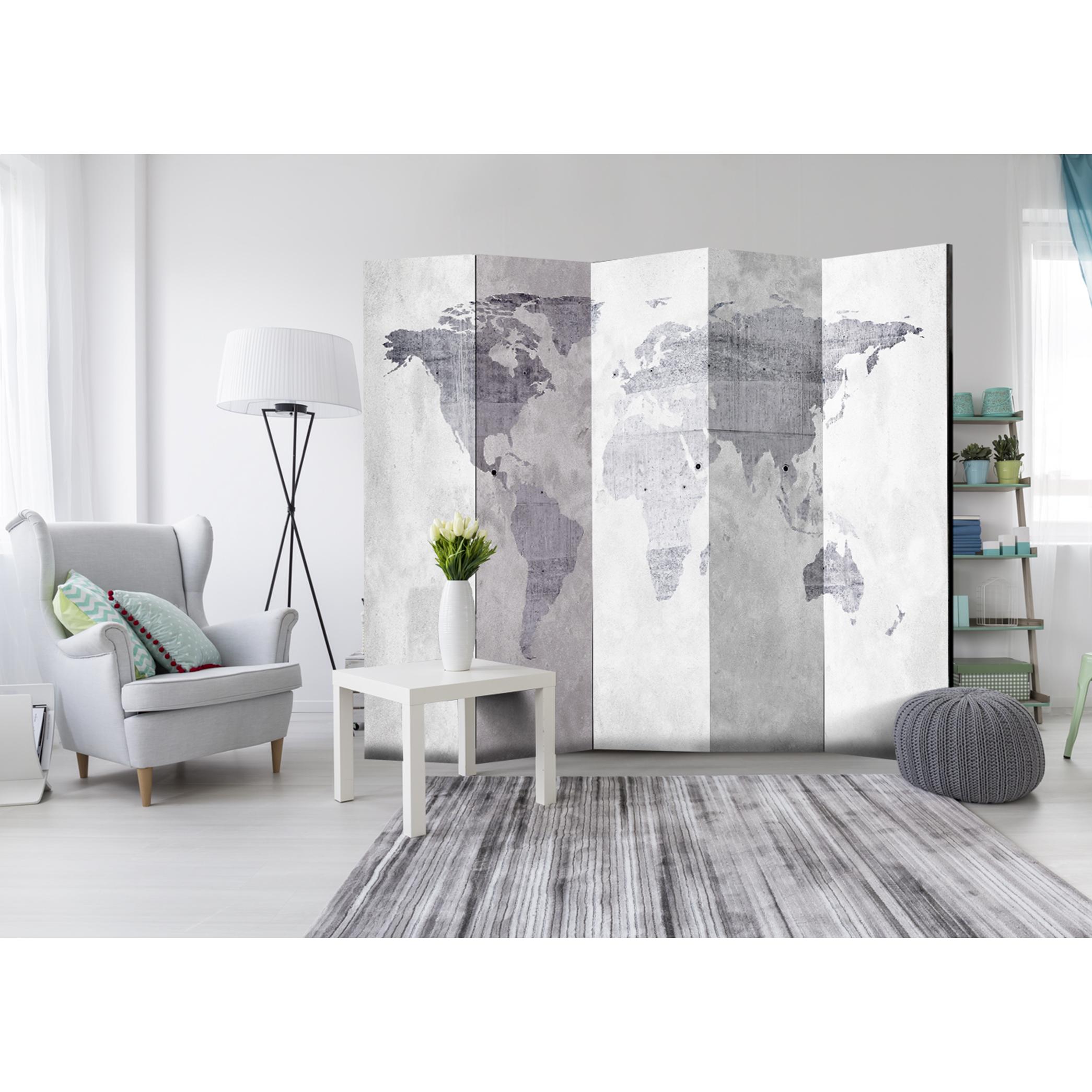 Rumsavdelare Arkiio Concrete Map 225x172 cm