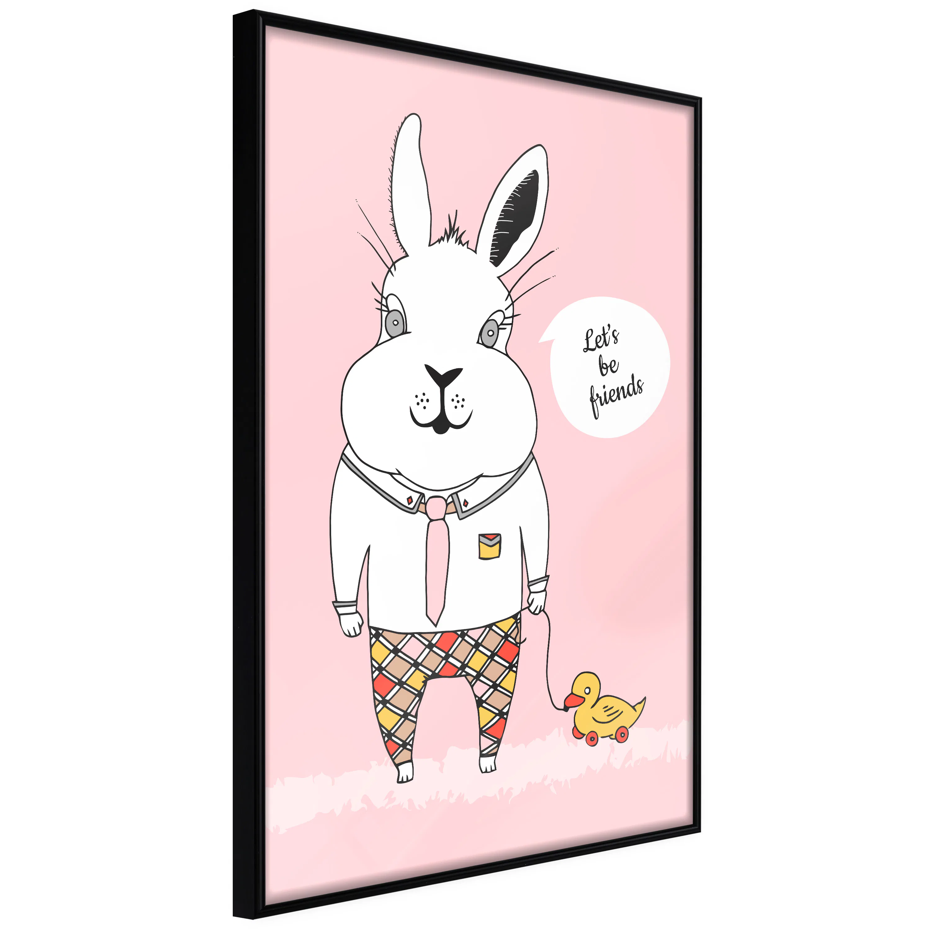 Poster Artgeist Affisch Rabbit's Friend