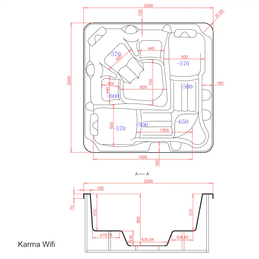 Spabad Lyfco Karma WiFi