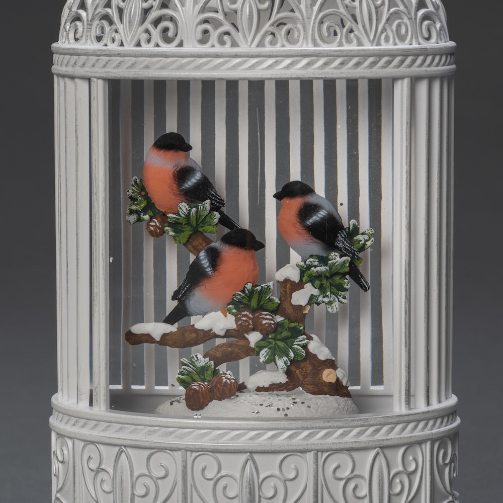 Bordsdekoration Gnosjö Konstsmide Vattenfylld Lykta Domherrar