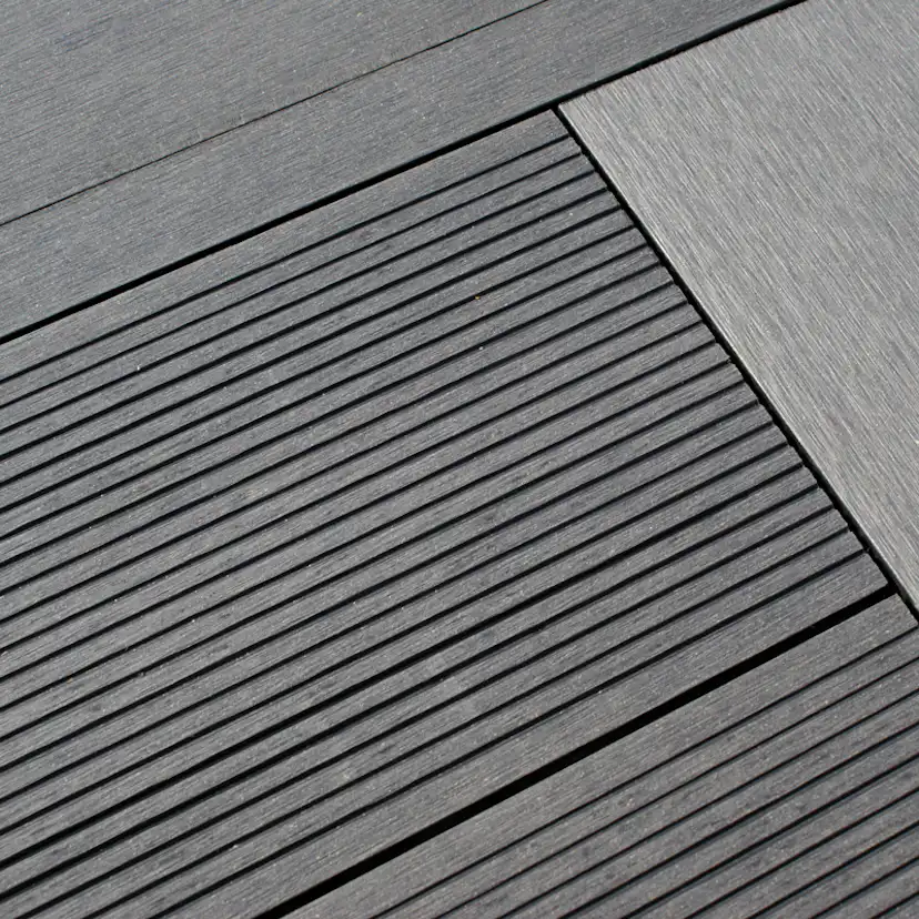 Komposittrall gop Woodlon Ljusgrå Solid 5400 mm Helpall