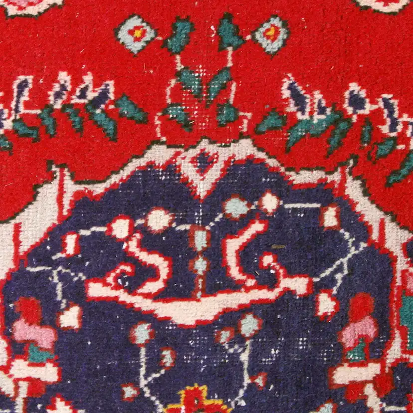 Persisk Matta Arkiio Tabriz Patina Röd/Mörkblå 195x295