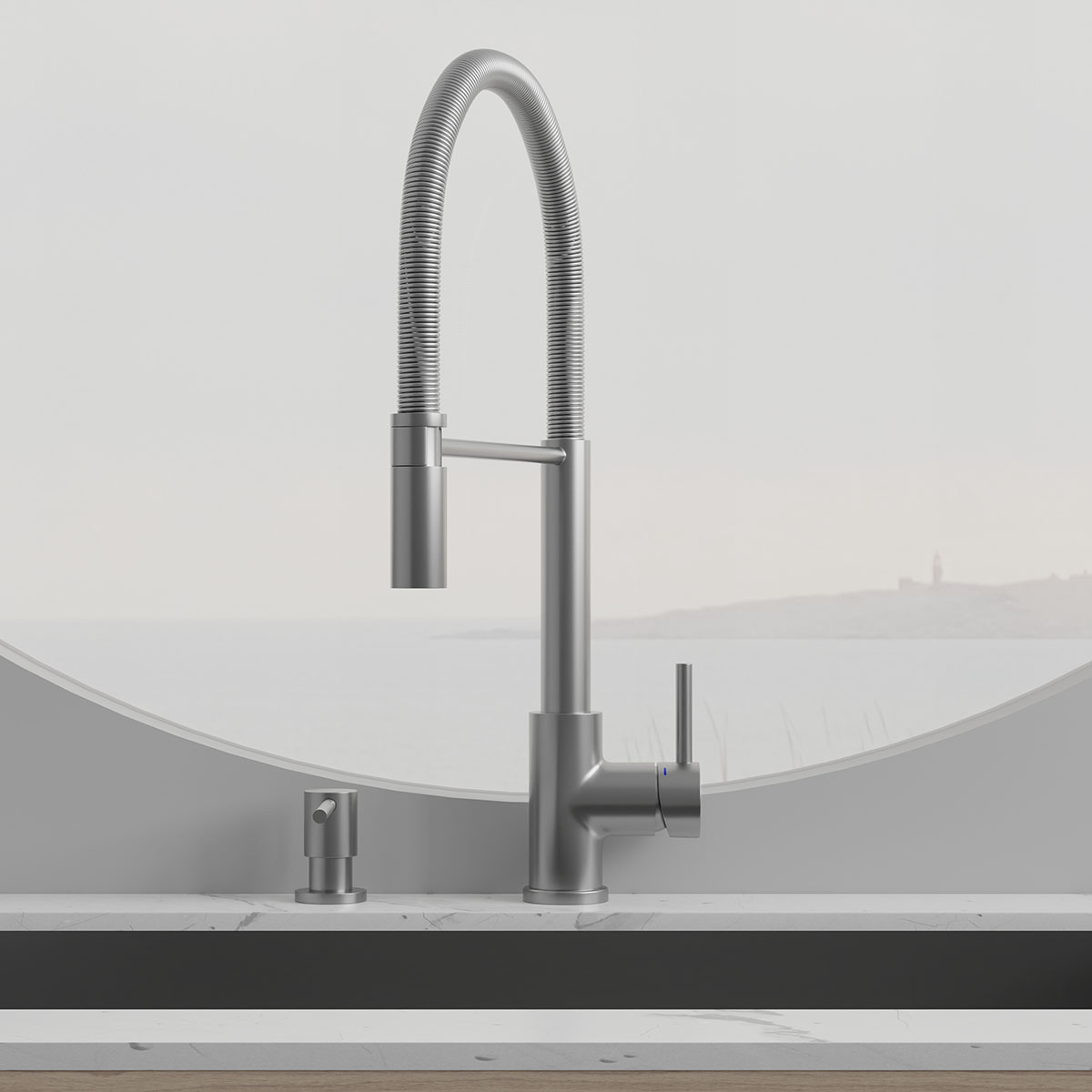Köksblandare Scandtap Steel Pro Rostfritt Stål