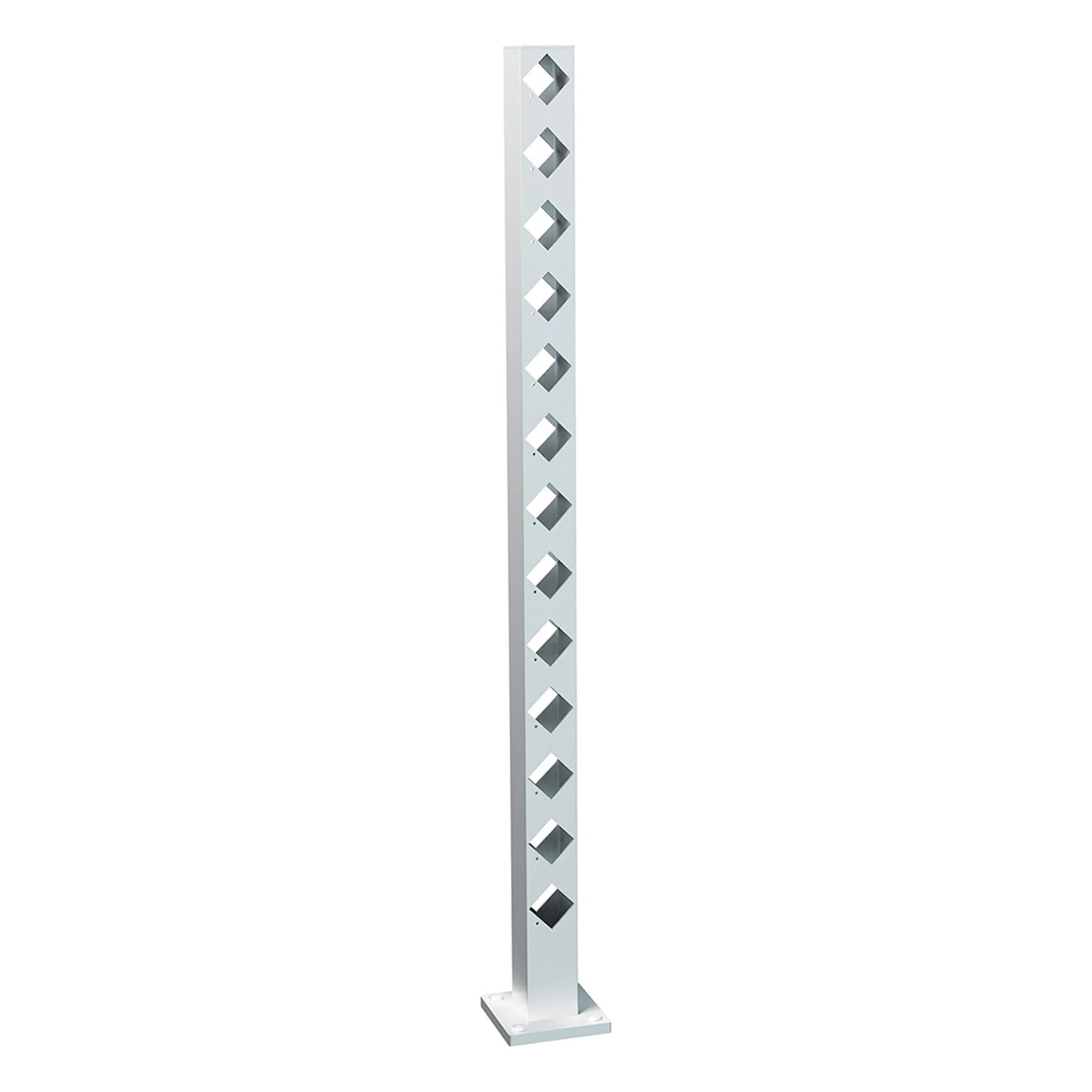 Staketstolpe Bolmen 1255mm  Mellanstolpe NATURGRÅ Höjd: 1255 mm, Naturgrå