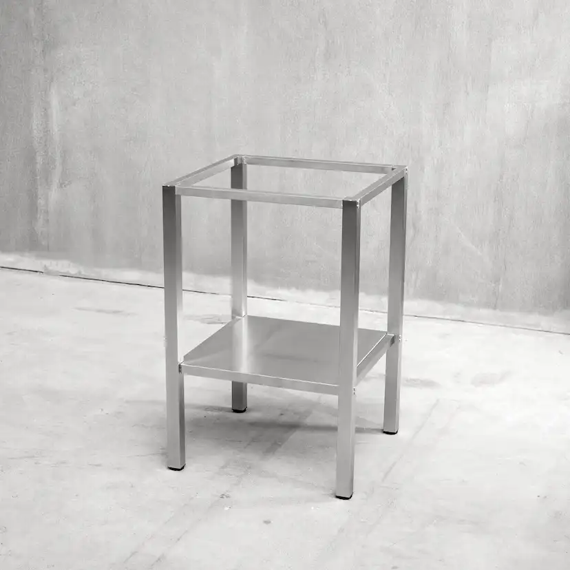 Bänkstativ Vilan Stainless Rostfri Variant Stativ med Underhylla