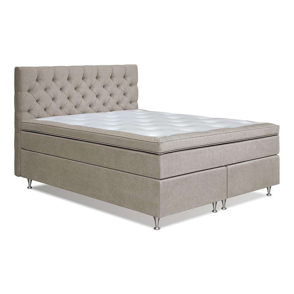 Joluma Komplett Sängpaket Kontinentalsäng 160x200 160x200, Beige
