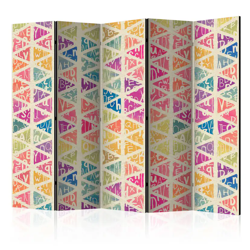 Rumsavdelare Arkiio Letters and Triangles II 225x172 cm