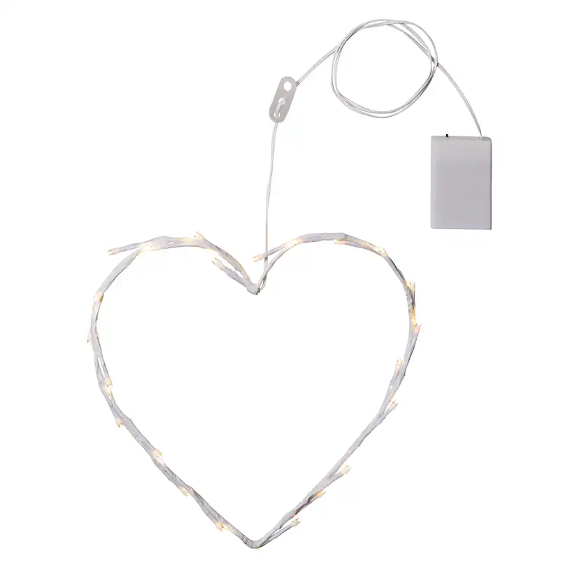 Hängande Dekoration Star Trading Crispy Hjärta LED