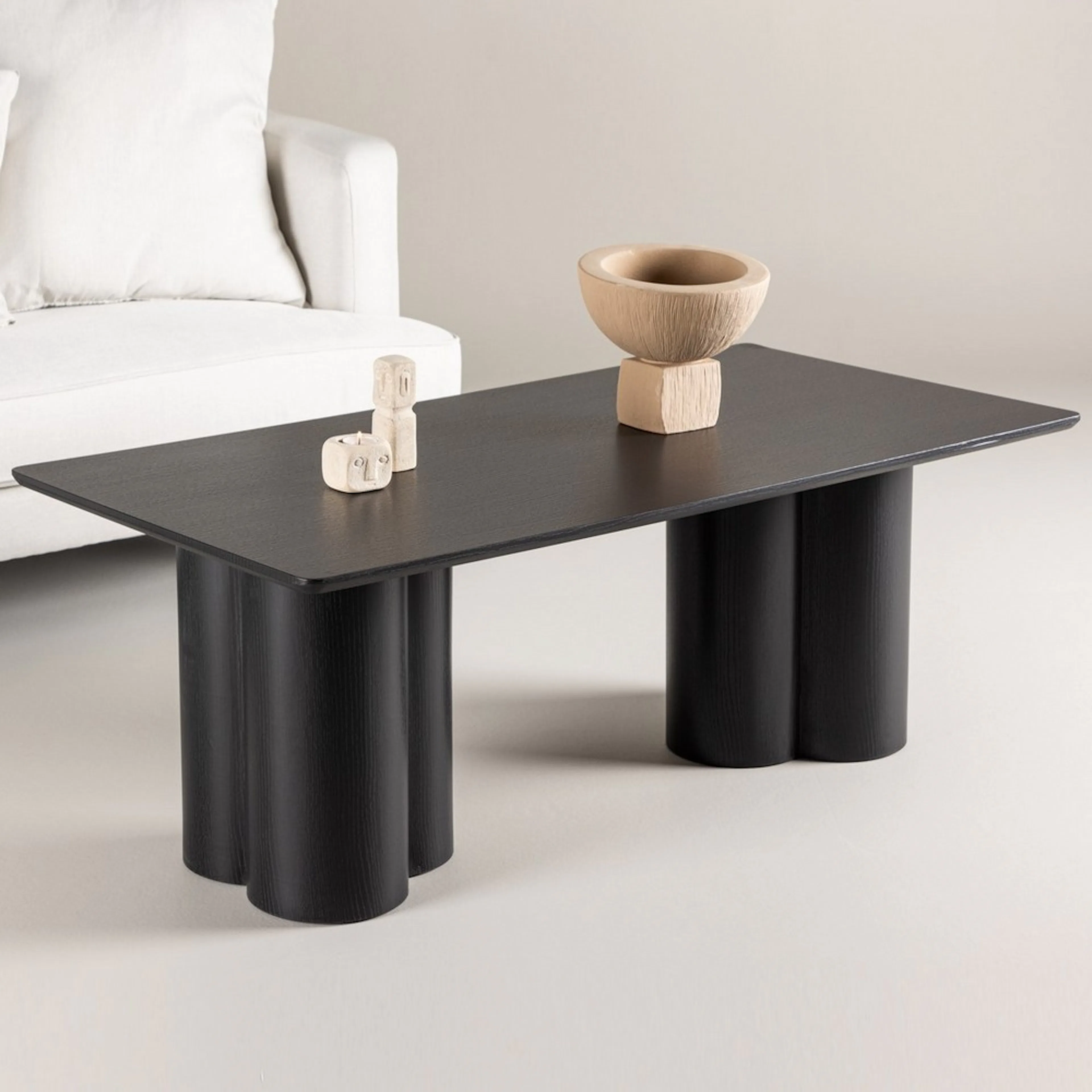 Olivia Sofa Table 60x120 cm - Black / Svart