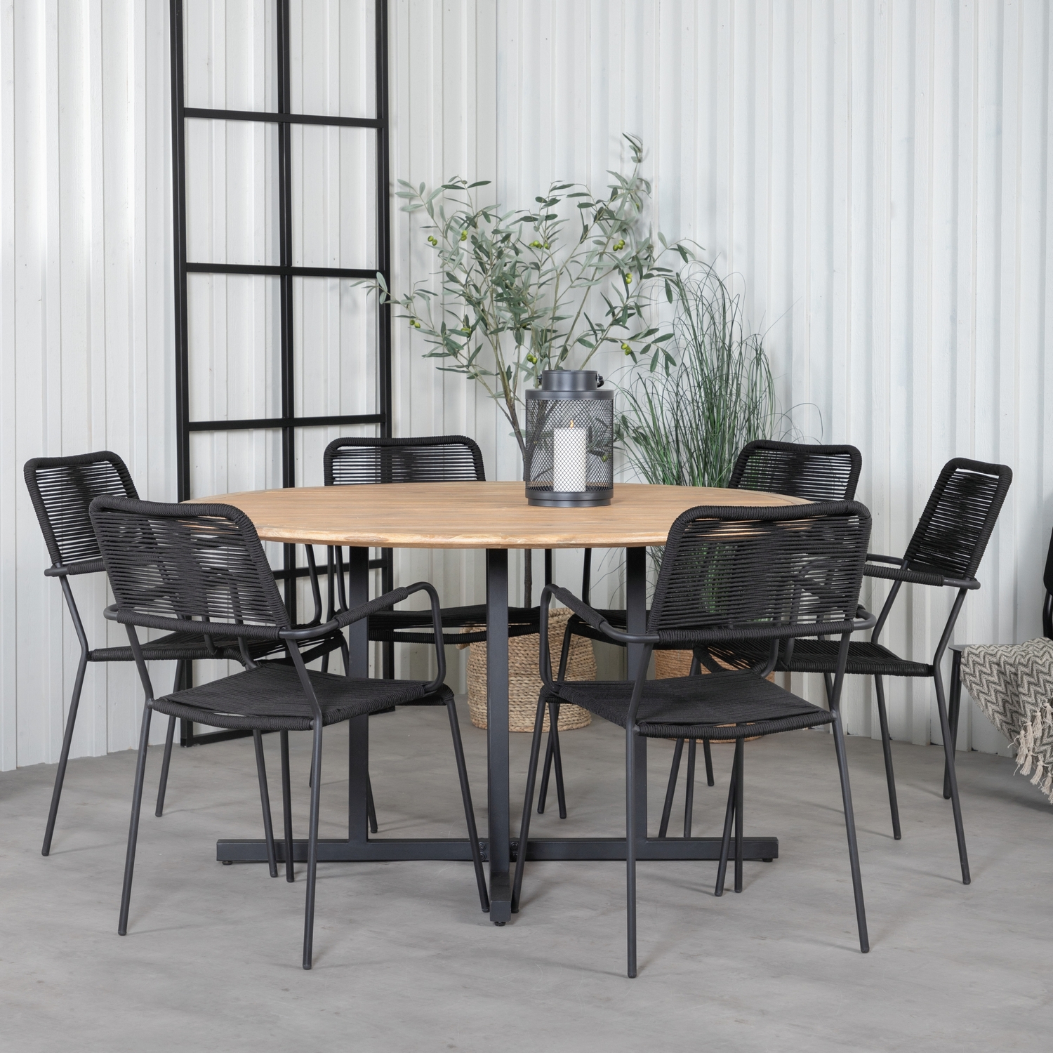 Matgrupp Venture Home Zurc med 6 Lumi Matstolar