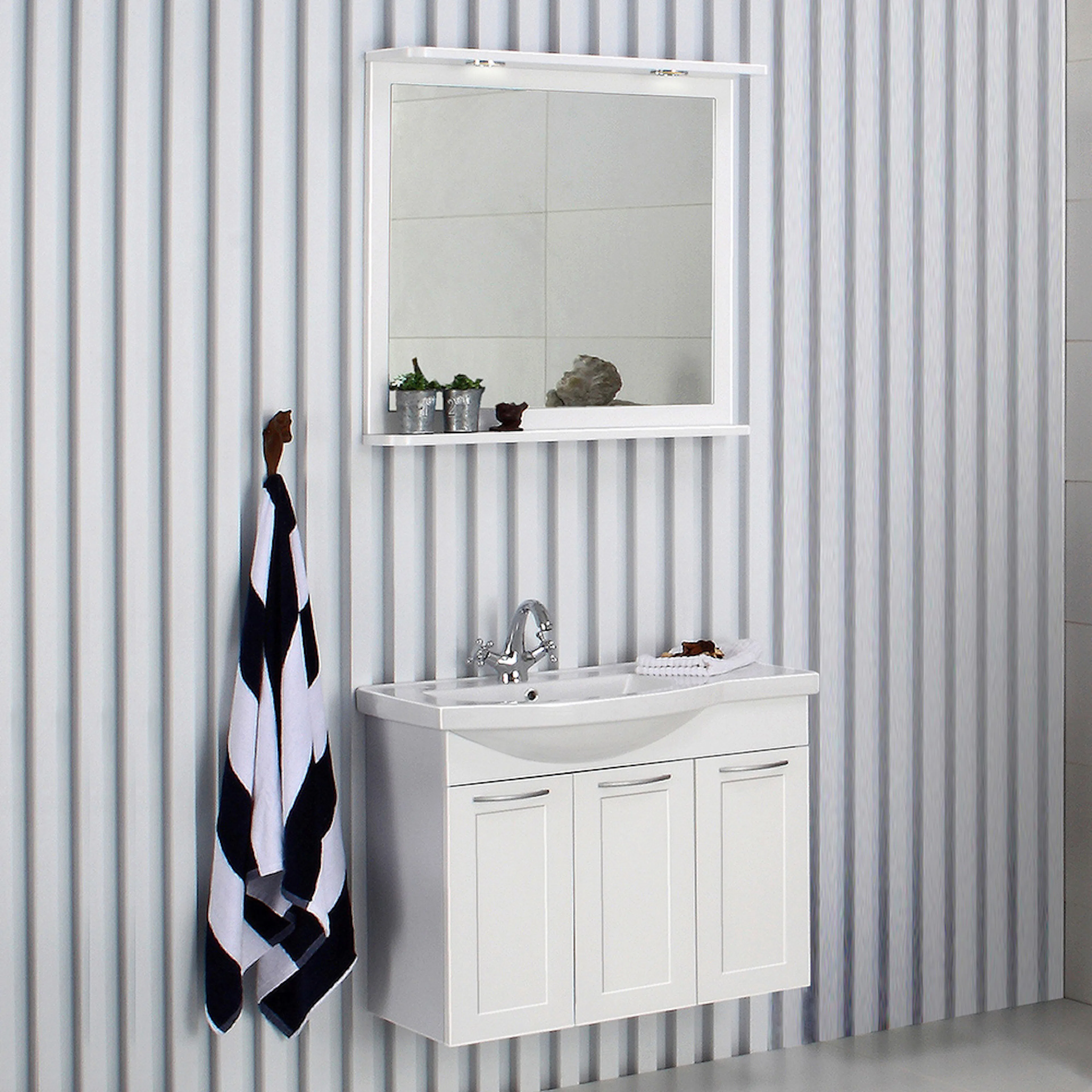 Möbelpaket Noro Fix Matt Vit Ramlucka