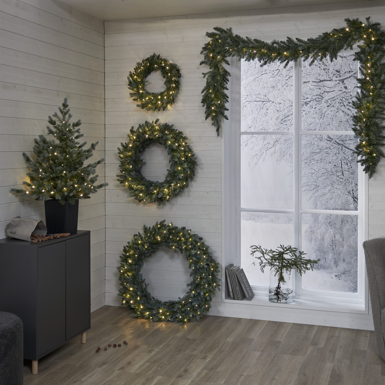 Bordsdekoration Star Trading GranGreyland95 cm 80Lb