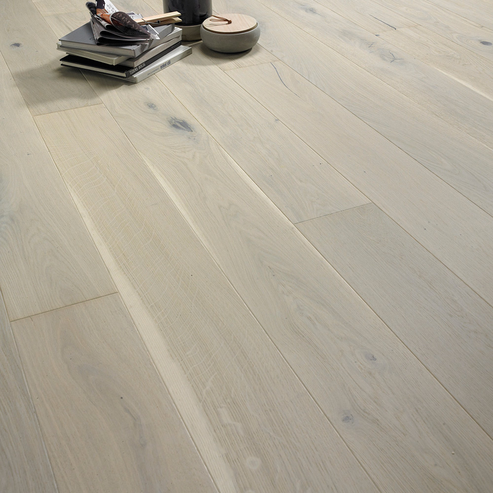 Parkettgolv Moland Burghley Wideplank Ek Cappuccino Mattlack Brushed