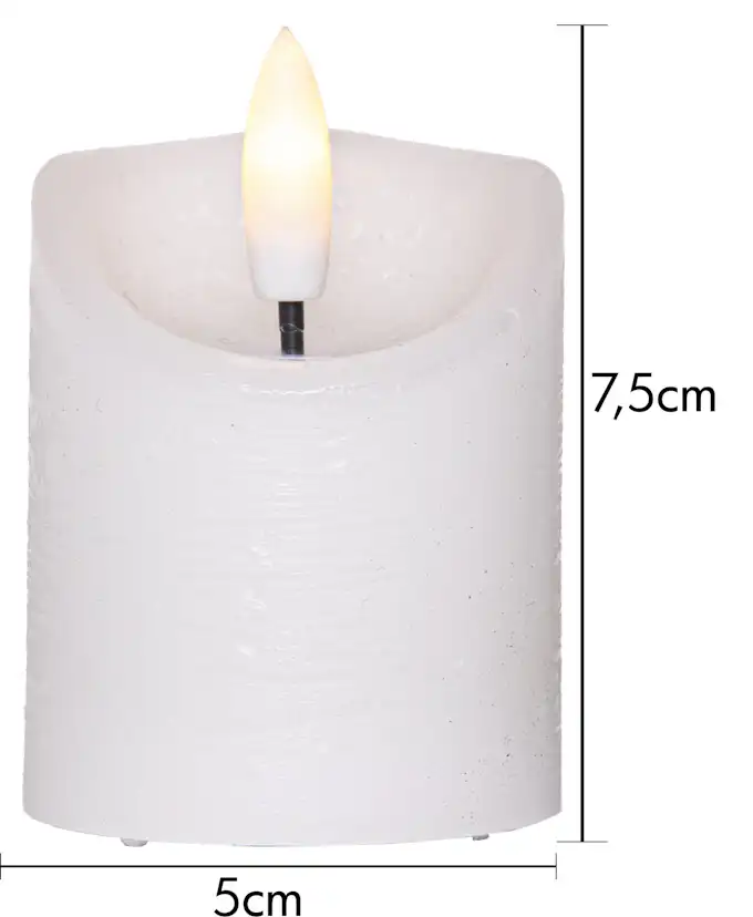 LED-Blockljus Star Trading Flamme Rustic 2-pack