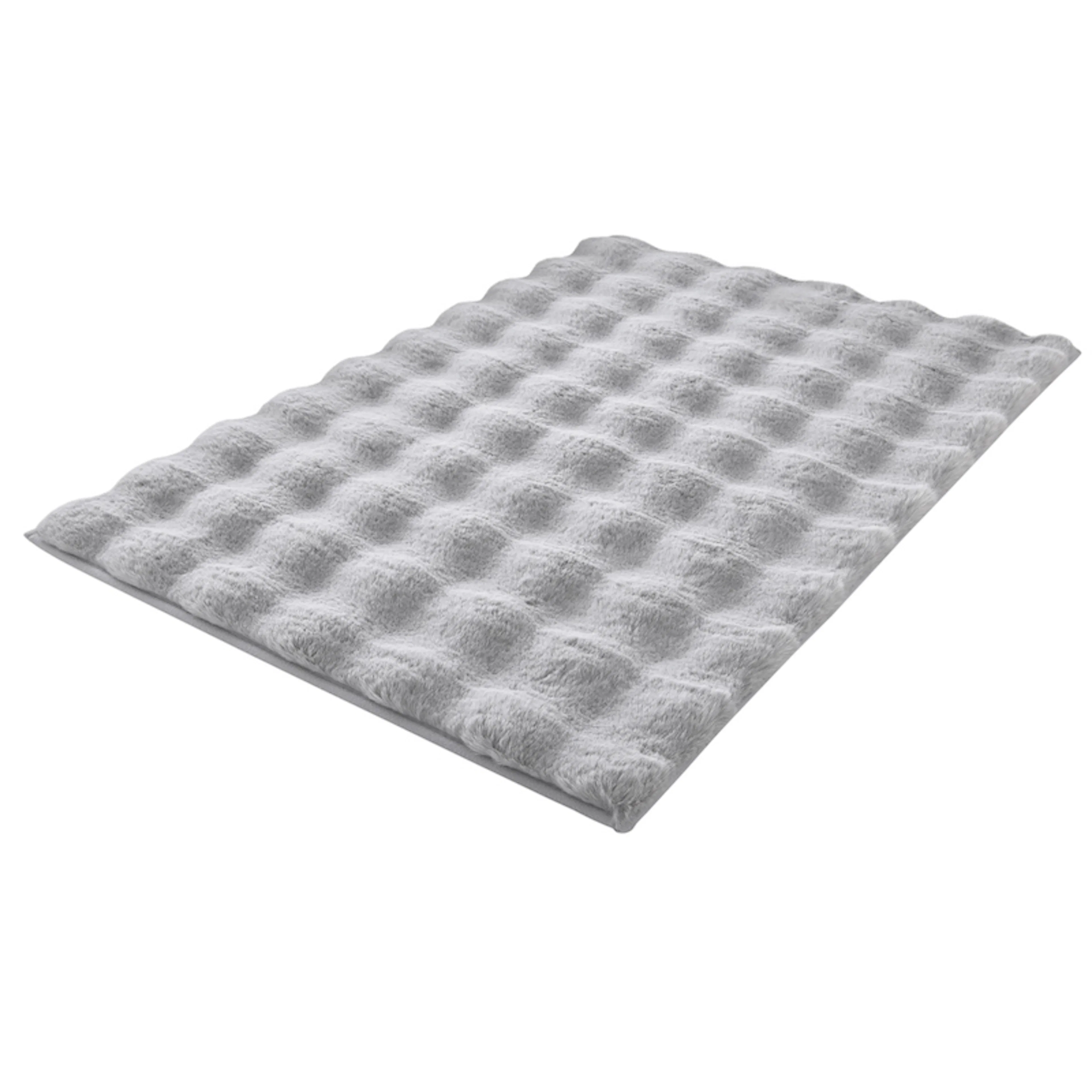 Badrumsmatta Cloud silvergrey 70x120 cm Grå, 700x1200 mm