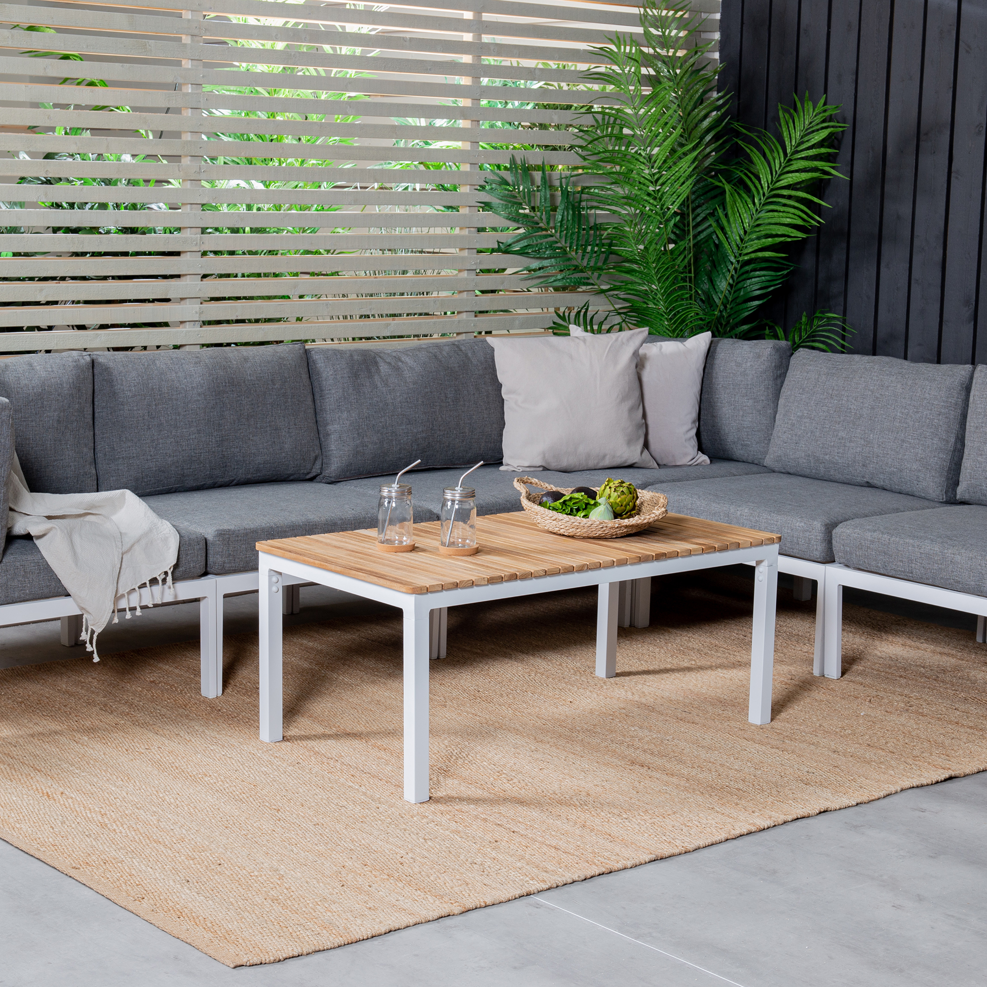 Loungegrupp Venture Home Copacabana med Brasilia Bord Utomhus