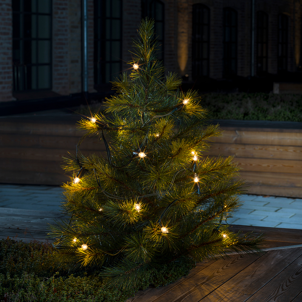 Ljusslinga Gnosjö Konstsmide 20 st Vridna Lampor