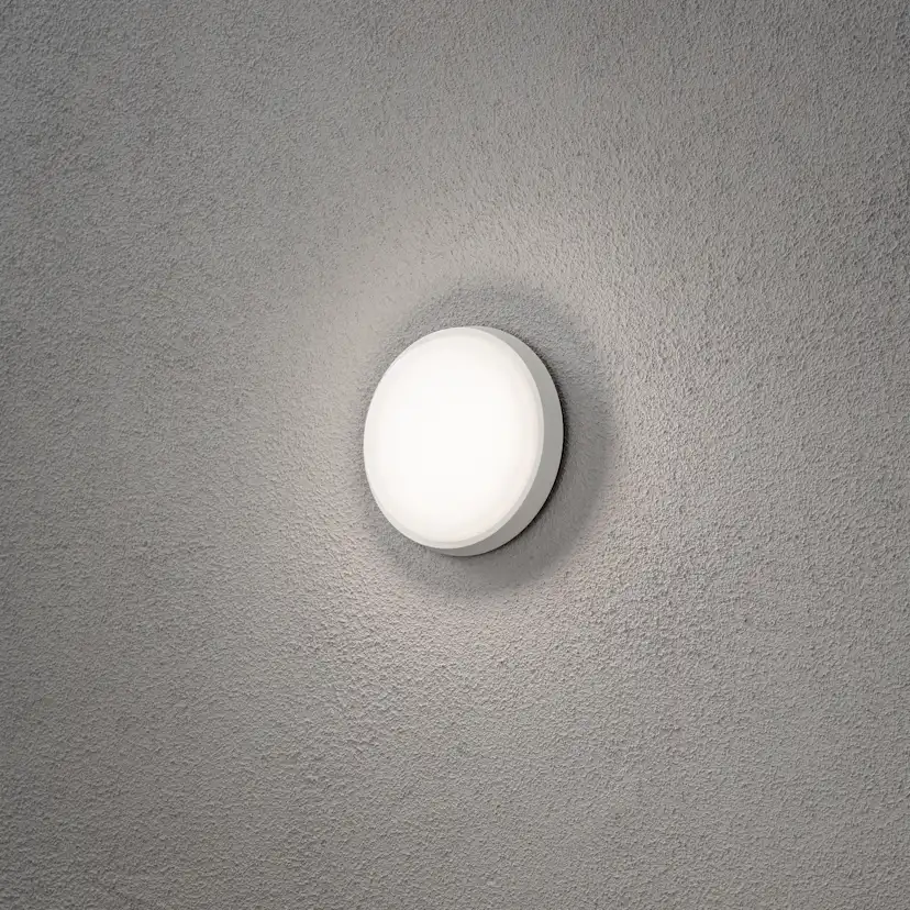 Vägglykta Gnosjö Konstsmide Cesena 10W High Power LED Rund