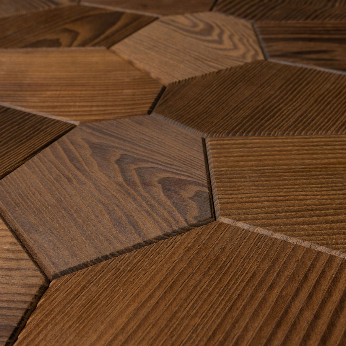 Hexagon Thermoash brushed Thermoash Borstad