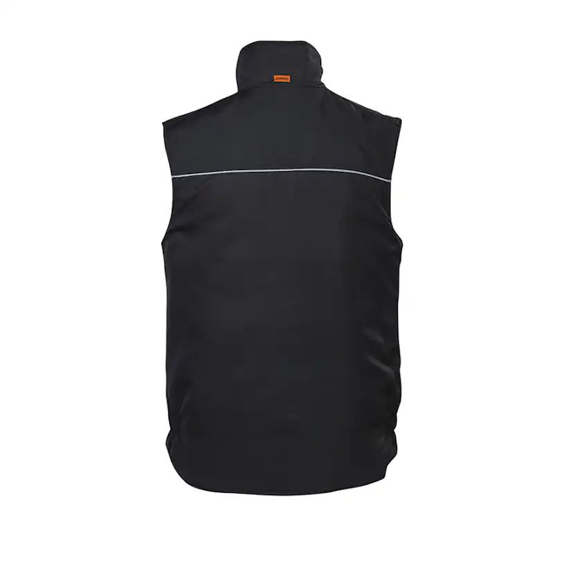 7356 Vinterväst, 3XL, Svart Storlek: 3XL