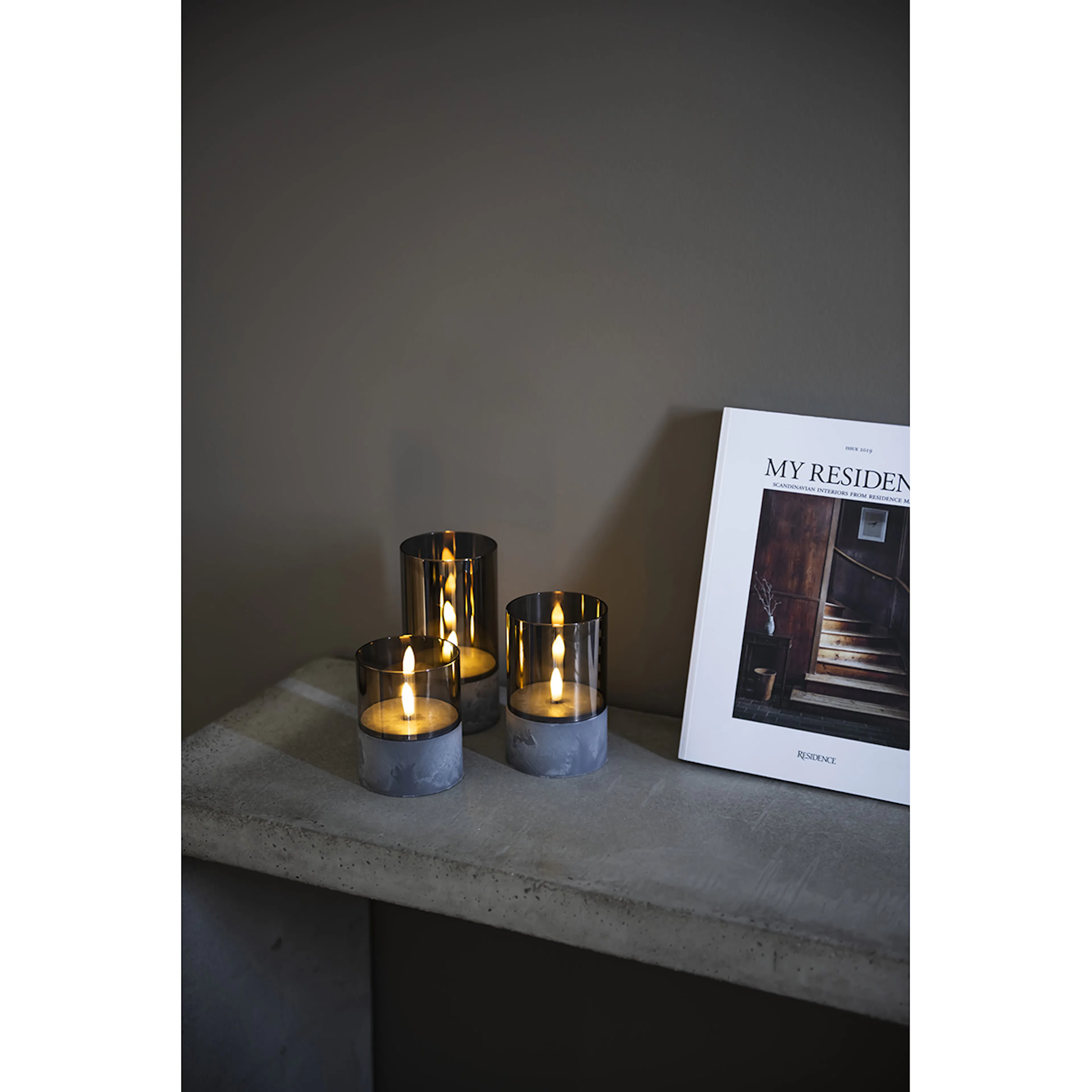 Ljuslykta Gnosjö Konstsmide Set 1819 LED